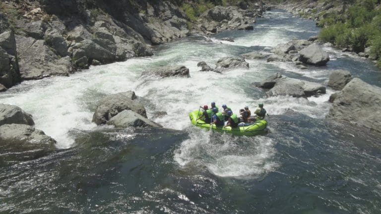 Middle Fork American River Rafting with Raft California
