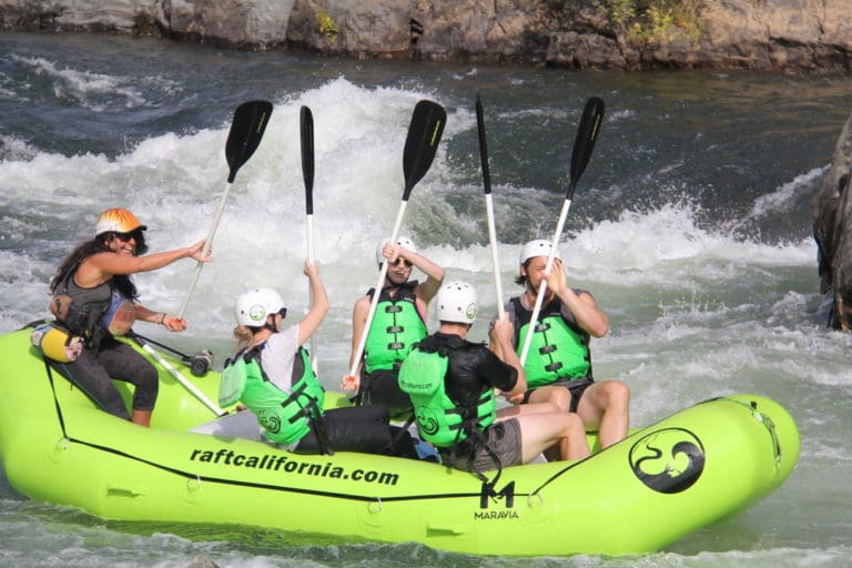 Rafting on the South Fork American River with Raft California in Coloma