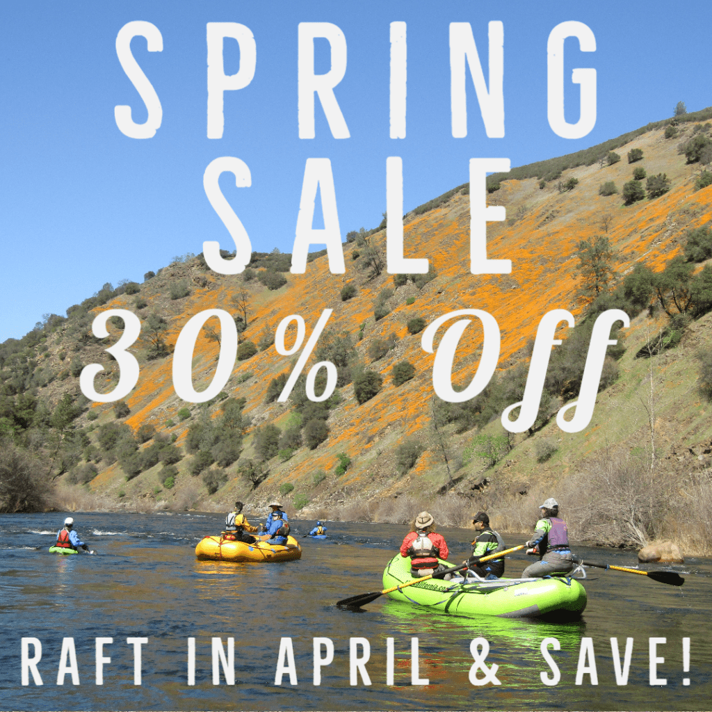 30 Off Select American River Trips in April Tributary Whitewater