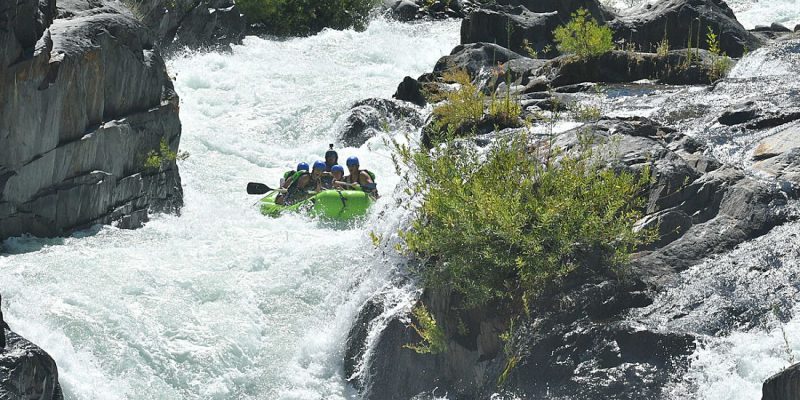 Middle Fork American River Rafting with Raft California